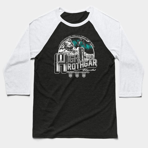 Journey to High Hrothgar Baseball T-Shirt by BCArtDesign